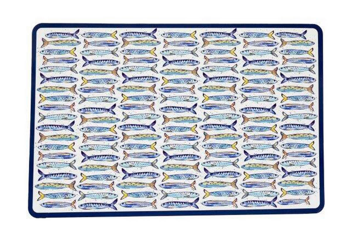 ÉTKEZŐALÁTÉT műanyag  - világoskék, Basics, műanyag (43.5/28.5/1.0cm)