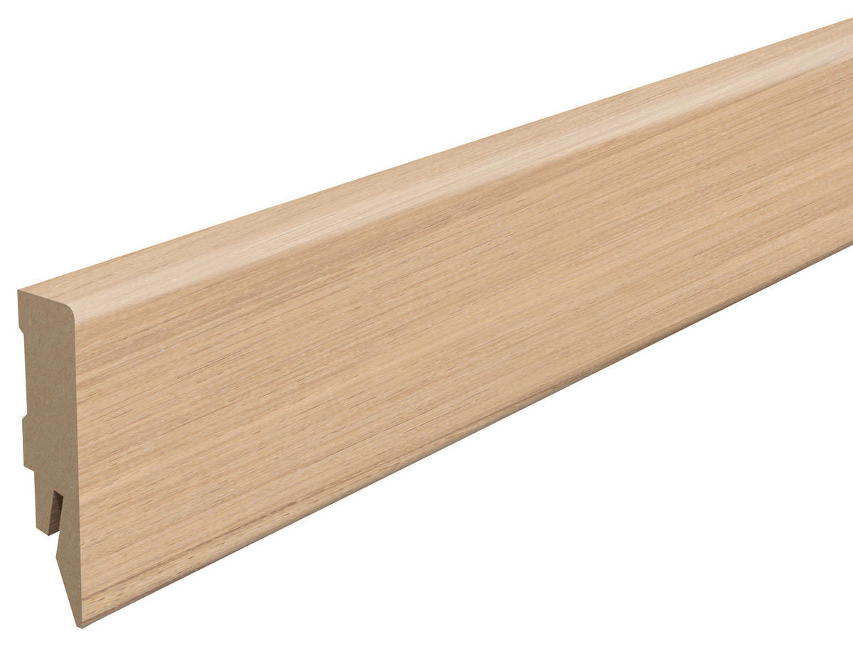 SOCKELLEISTE Eiche hellbraun Hellbraun  - Hellbraun, Basics, Holzwerkstoff (240/1.4/5.8cm) - Egger Holzwerkstoffe