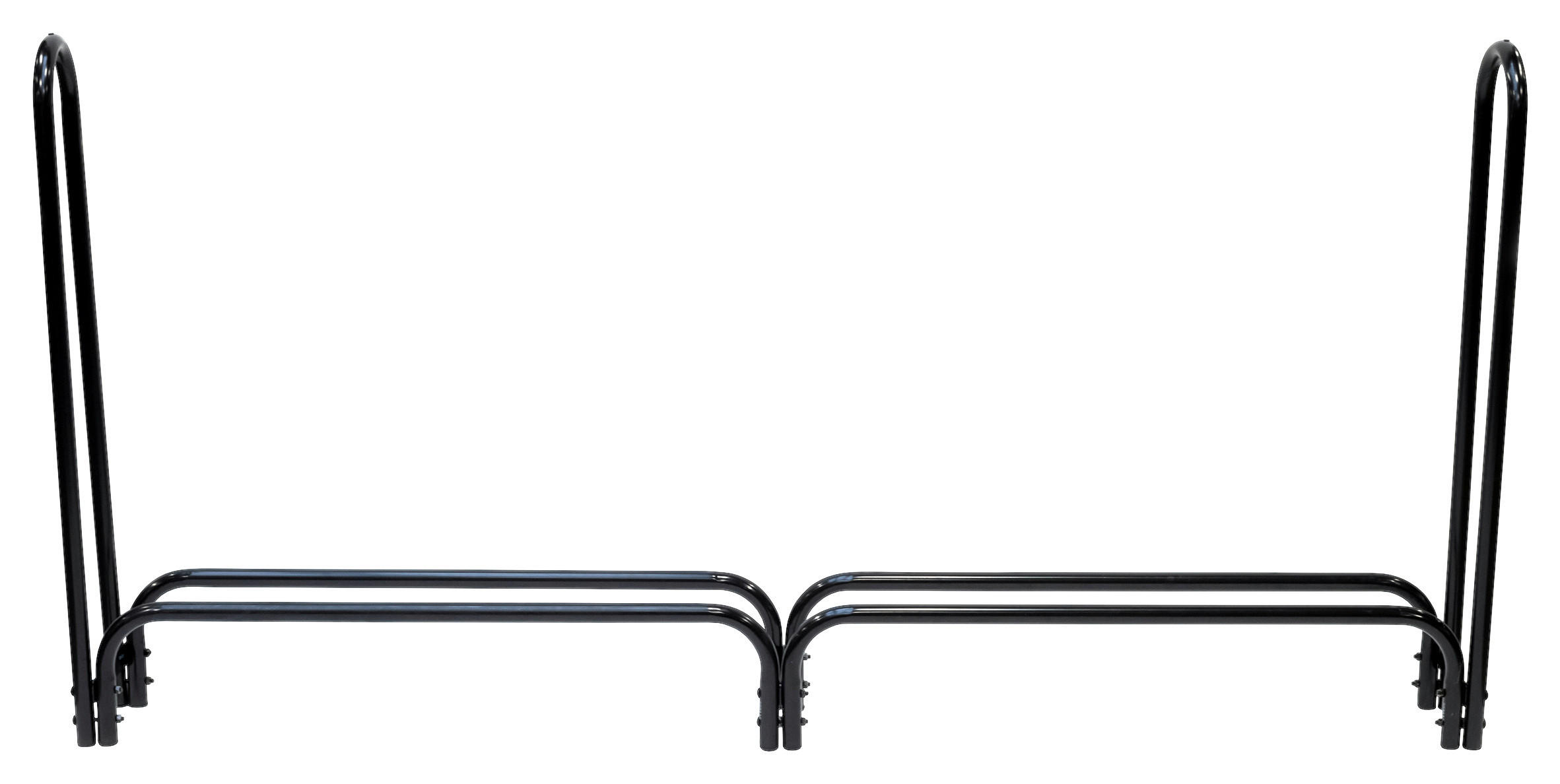 KAMINHOLZREGAL 25/118/244 cm  Metall  - Schwarz, Basics, Metall (25/118/244cm) - Ambia Garden