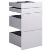 SCHUBLADENSET 45,3/83/46,8 cm   - Hellgrau, Konventionell, Holzwerkstoff (45,3/83/46,8cm) - Hom`in