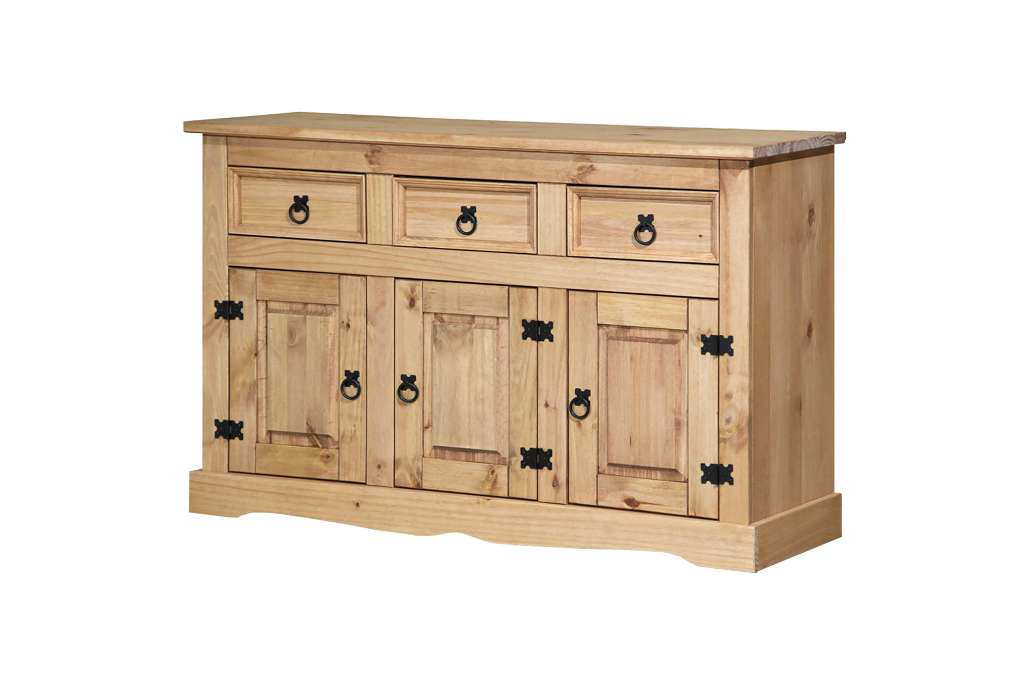 Mid.you Sideboard Honig 132x84x44 cm