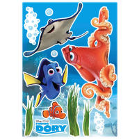 DEKOSTICKER Dory and Friends  - Multicolor, LIFESTYLE, Kunststoff (50/70cm) - Komar