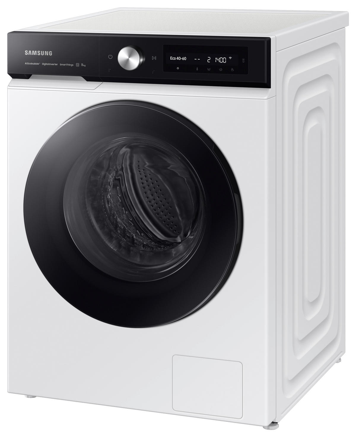 WASCHMASCHINE WW11BB504AAWS2   - Schwarz/Weiß, Basics, Kunststoff/Metall (60/85/60cm) - Samsung