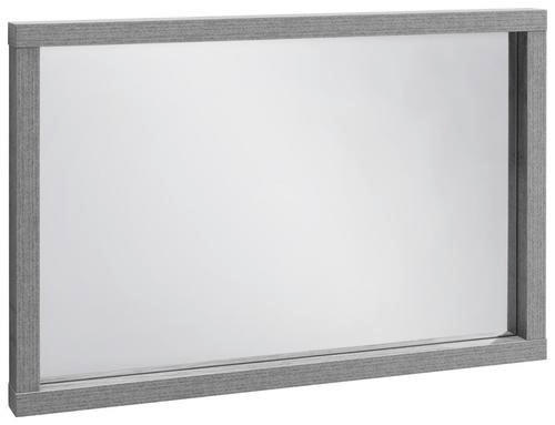 ZIDNO OGLEDALO - siva, Moderno, staklo/pločasti materijal (90/60/7cm) - Carryhome