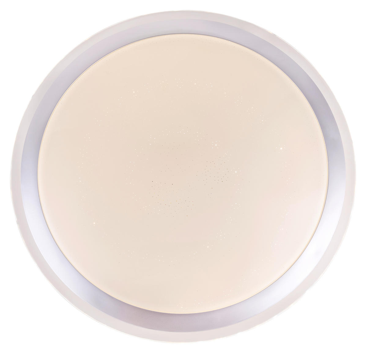 LED-DECKENLEUCHTE Carry 53/8,3 cm  - Klar/Silberfarben, Design, Kunststoff/Metall (53/8,3cm) - Globo