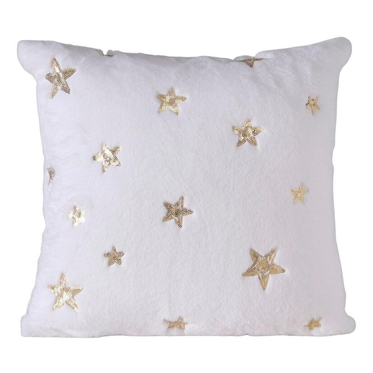ZIERKISSEN    - Weiss/Goldfarben, Basics, Textil (45/45/12cm)