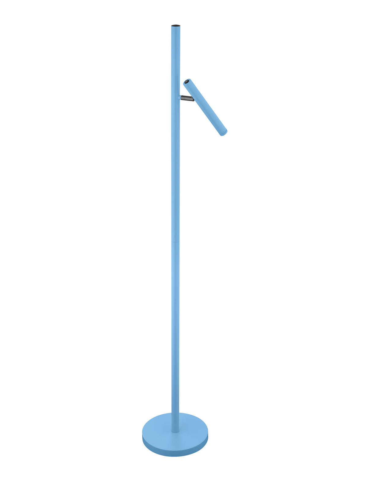 AKKU-STEHLEUCHTE - Pastellblau, Trend, Metall (20/163cm) - Hell