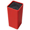 MESSERBLOCK  - Rot, Design, Kunststoff (9,3/21,5cm) - Echtwerk
