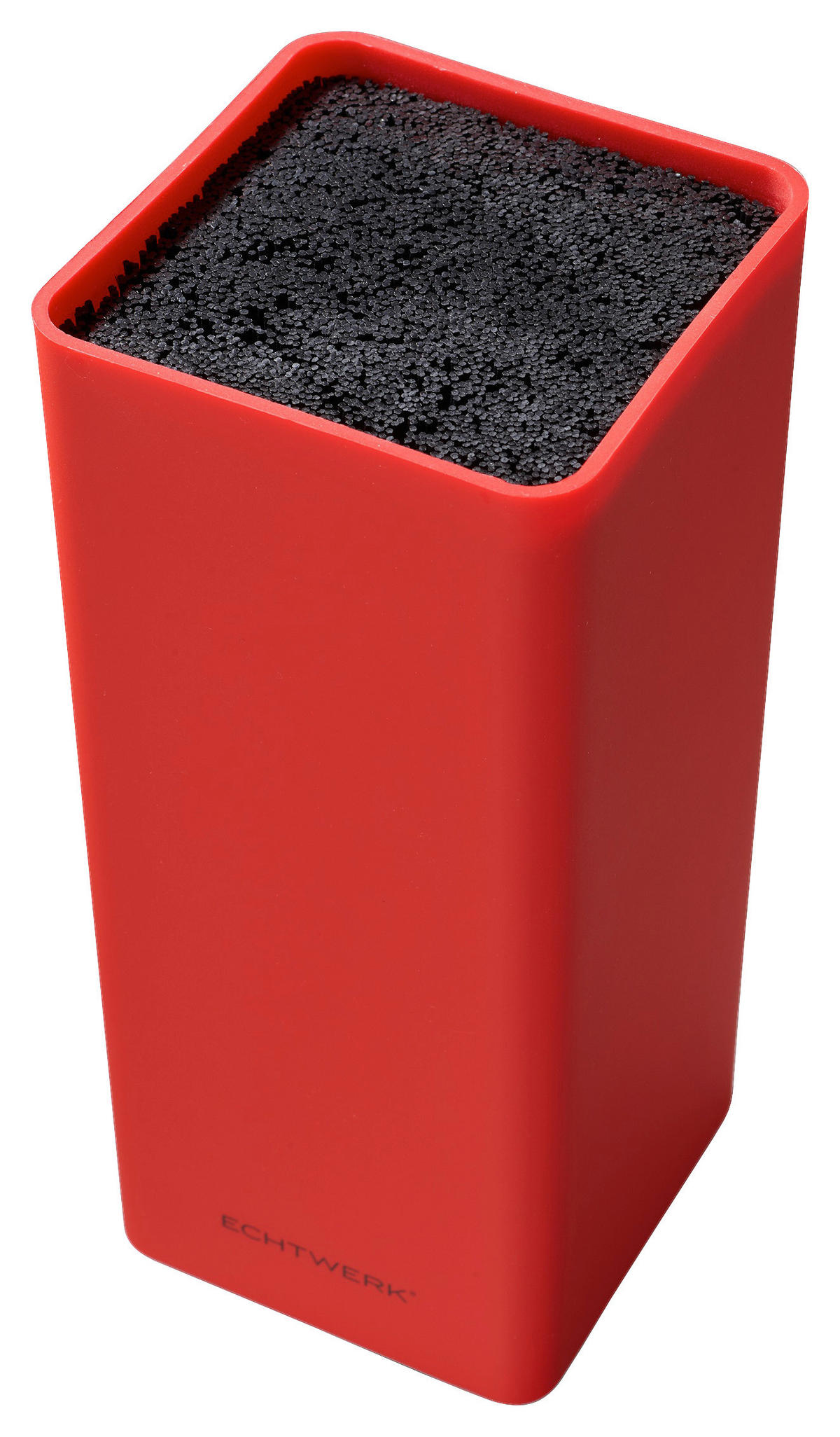 MESSERBLOCK  - Rot, Design, Kunststoff (9,3/21,5cm) - Echtwerk