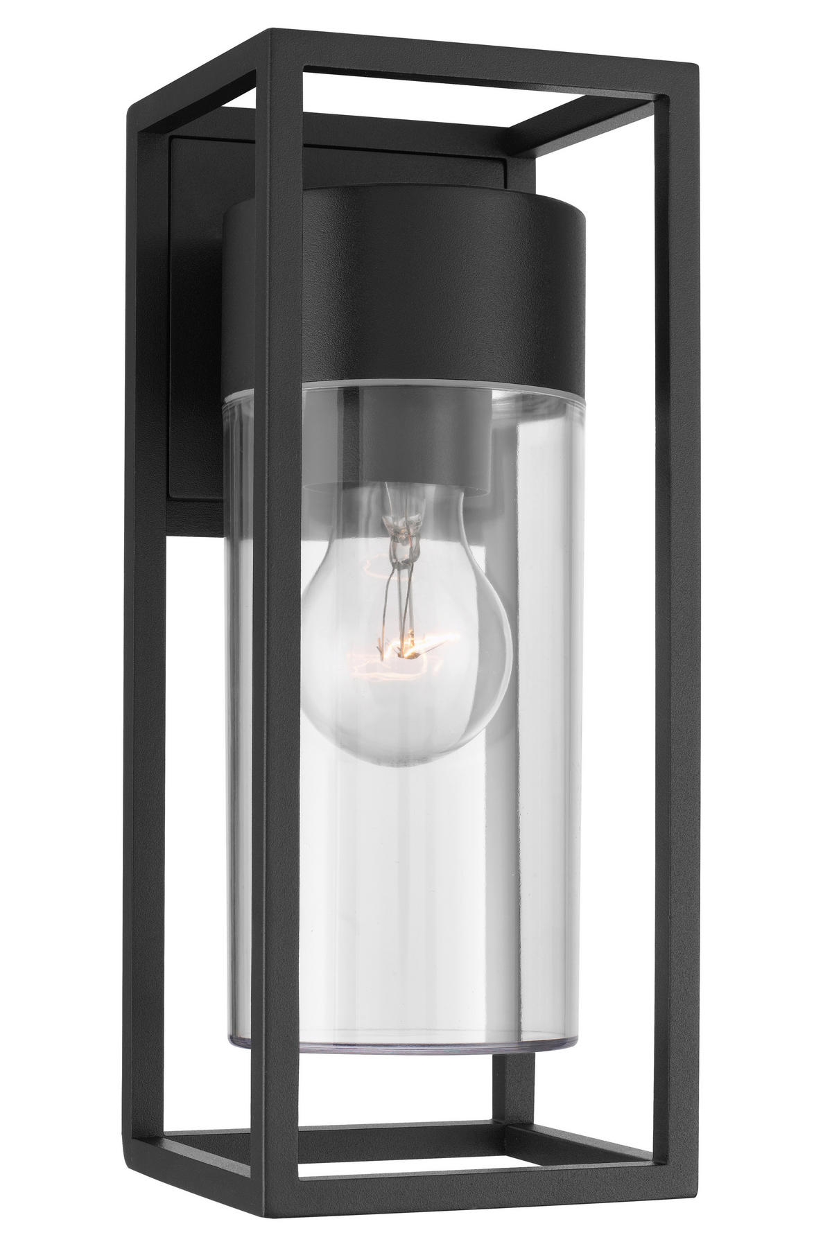 AUßENWANDLEUCHTE 13.8/11/27 cm   - Schwarz, KONVENTIONELL, Metall (13.8/11/27cm) - Ambia Garden