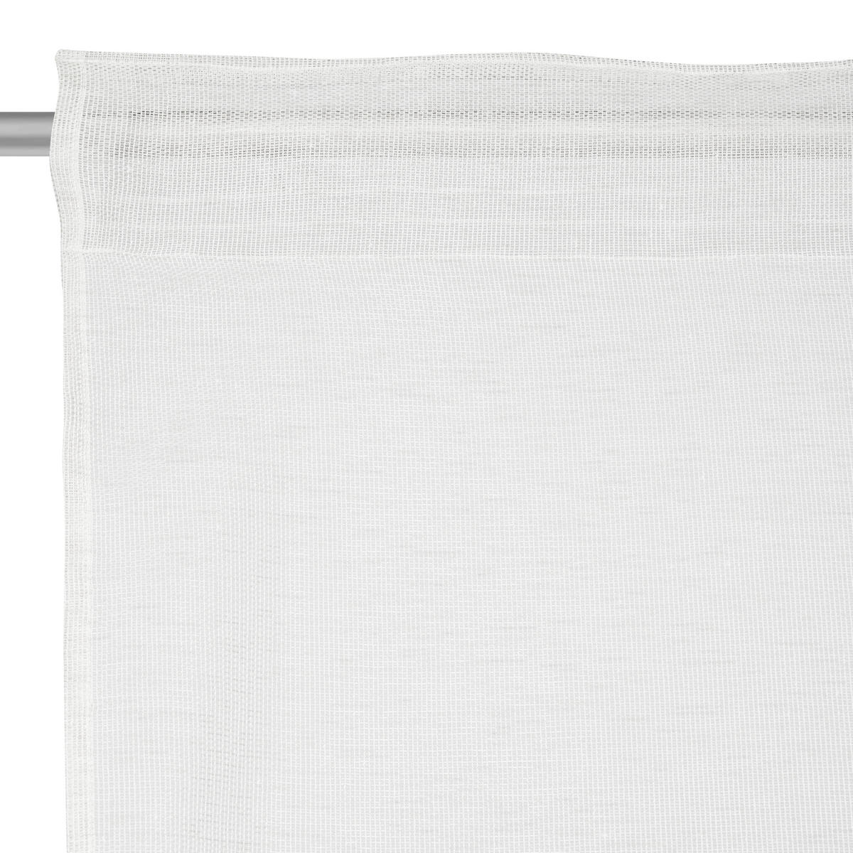 KONČANA ZAVESA  prosojno   140/245 cm  - bela, Basics, tekstil (140/245cm) - Esposa