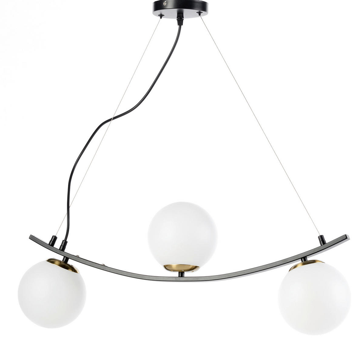 SVJETILJKA VISEĆA    73/15/90 cm     - crna, Design, metal/plastika (73/15/90cm)