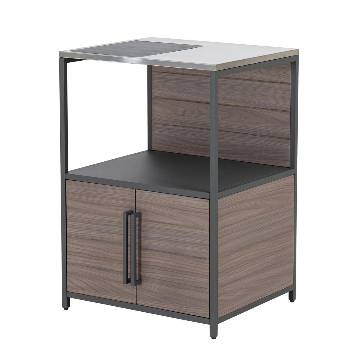 OUTDOORKÜCHE - Schwarz/Braun, Basics, Metall (63,5/91,5/54cm) - Modante