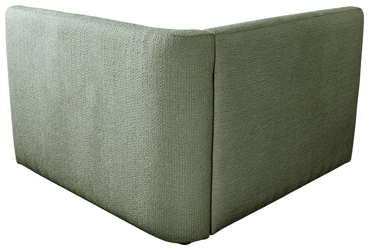 SOFA ZURI in Struktur Grün  - Creme/Schwarz, Trend, Kunststoff/Textil (110/75/115cm) - Livetastic