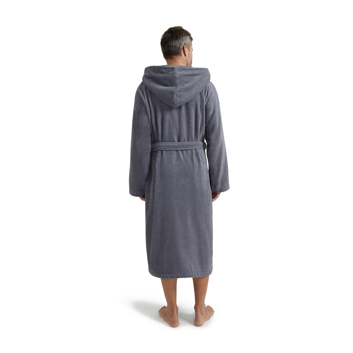 BADEMANTEL XXL Unisex  - Grau, Basics, Textil (XXLnull) - Moeve