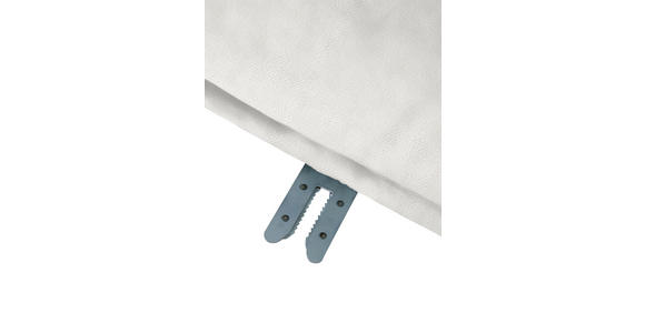 SOFAELEMENT  in Plüsch Creme  - Creme/Schwarz, KONVENTIONELL, Kunststoff/Textil (125/66/155cm) - Carryhome