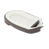 KUSCHELNEST Home Premium  84/47/13 cm   - Dunkelgrau/Weiß, Basics, Textil (84/47/13cm) - Träumeland