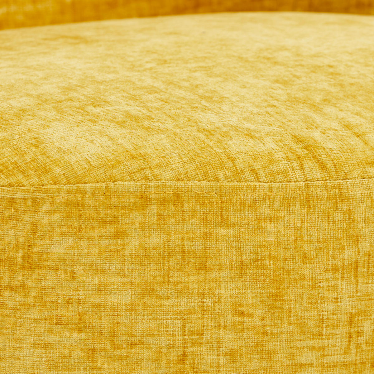 COCKTAILSESSEL Flachgewebe Ecru, Gelb    - Ecru/Gelb, Design, Holz/Textil (72/71/74cm) - MID.YOU