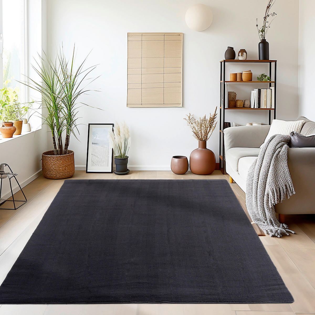 LÄUFER 80/250 cm Sky  - Schwarz, Basics, Textil (80/250cm) - Novel