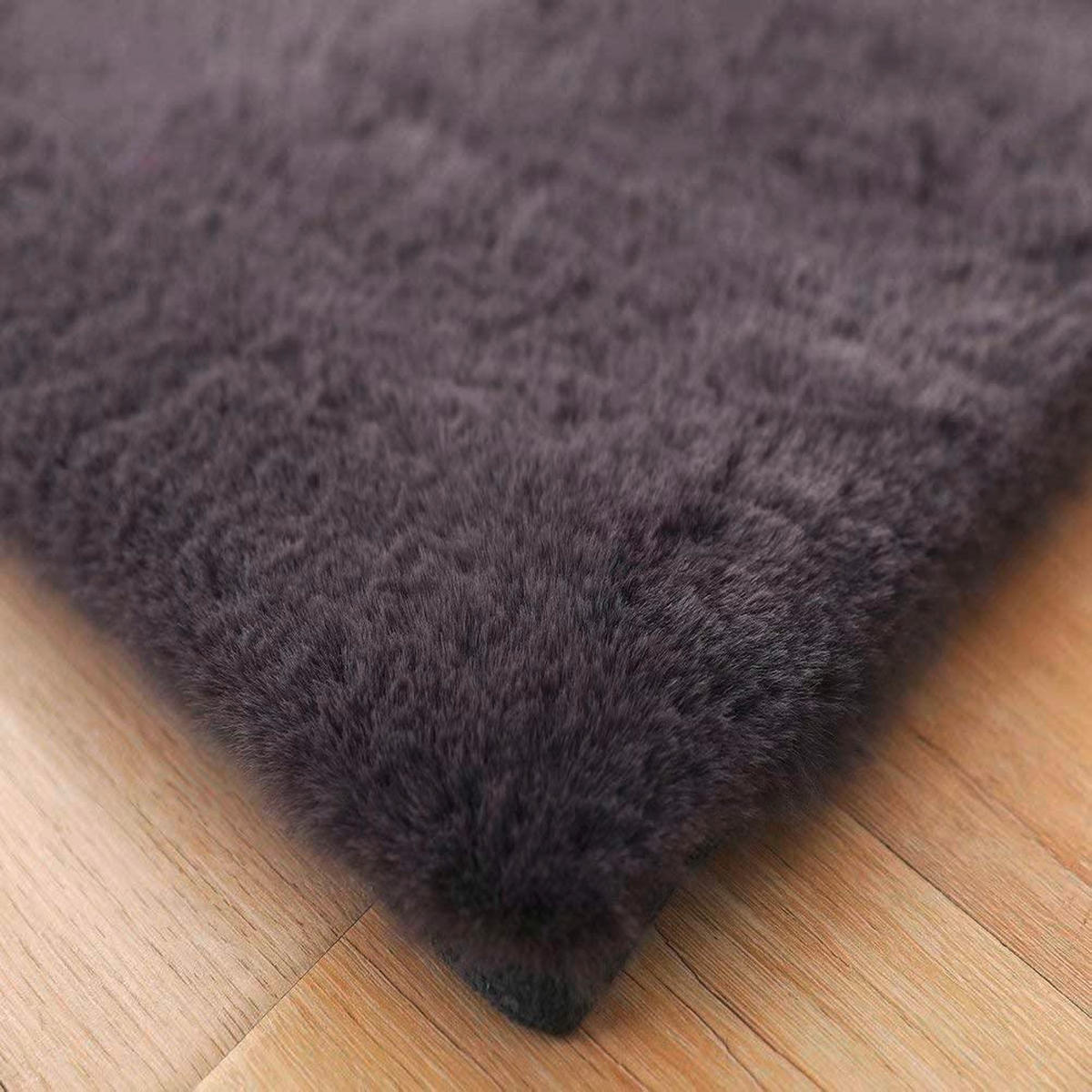 FELLTEPPICH 200/290 cm Olympos  - Anthrazit, KONVENTIONELL, Kunststoff/Textil (200/290cm)