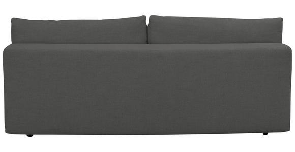 BOXSPRINGSOFA in Chenille Anthrazit  - Anthrazit/Schwarz, MODERN, Kunststoff/Textil (210/72/105cm) - Cantus