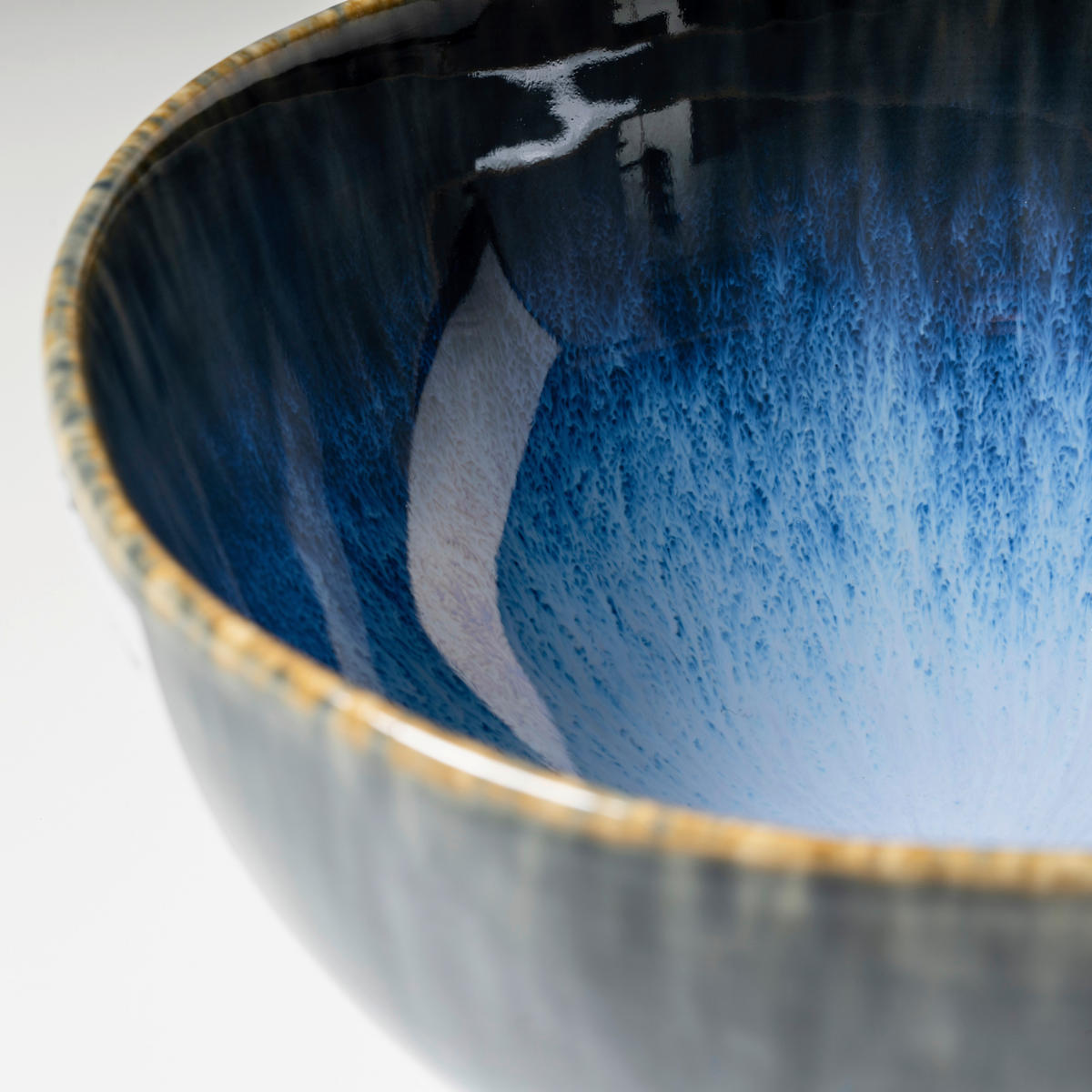 MÜSLISCHALENSET WILDE SCHLUCHT 4-teilig  - Blau, Basics, Keramik (17,4/7cm) - Gipfelstück