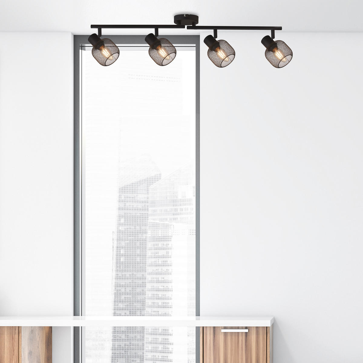 SPOTLIGHT Meshy 79/15/9 cm   - svart, Basics, metall (79/15/9cm)