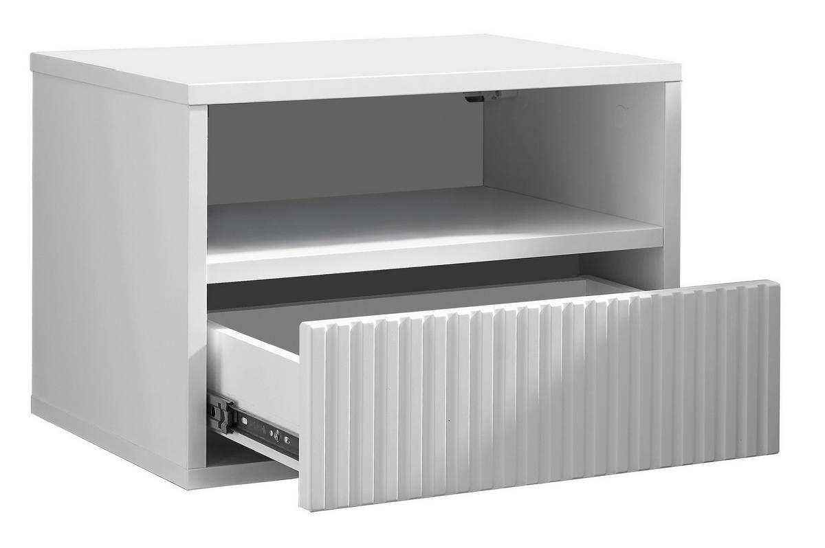 NACHTSCHRANK 46/31/32 cm  - Weiß, KONVENTIONELL, Holzwerkstoff (46/31/32cm) - Boxxx