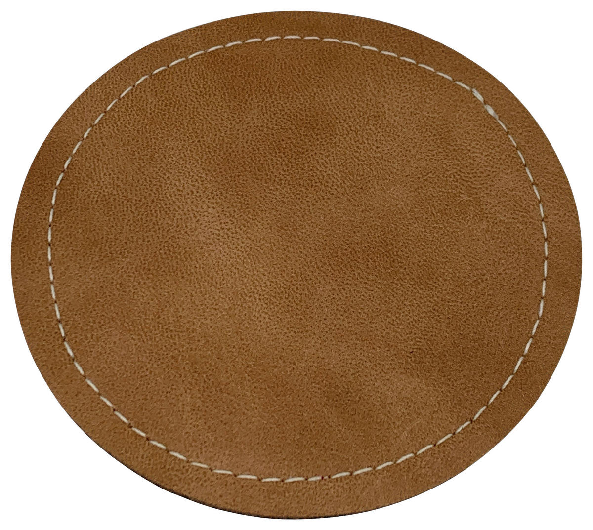 GLASUNTERSETZER 4-teilig  - Hellbraun, Design, Kunststoff (10/0,3cm) - Dieter Knoll
