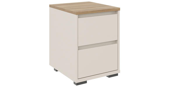 NACHTSCHRANK 40,1/54,8/48 cm  - Kaschmir/Eichefarben, Design, Holzwerkstoff/Kunststoff (40,1/54,8/48cm) - Carryhome