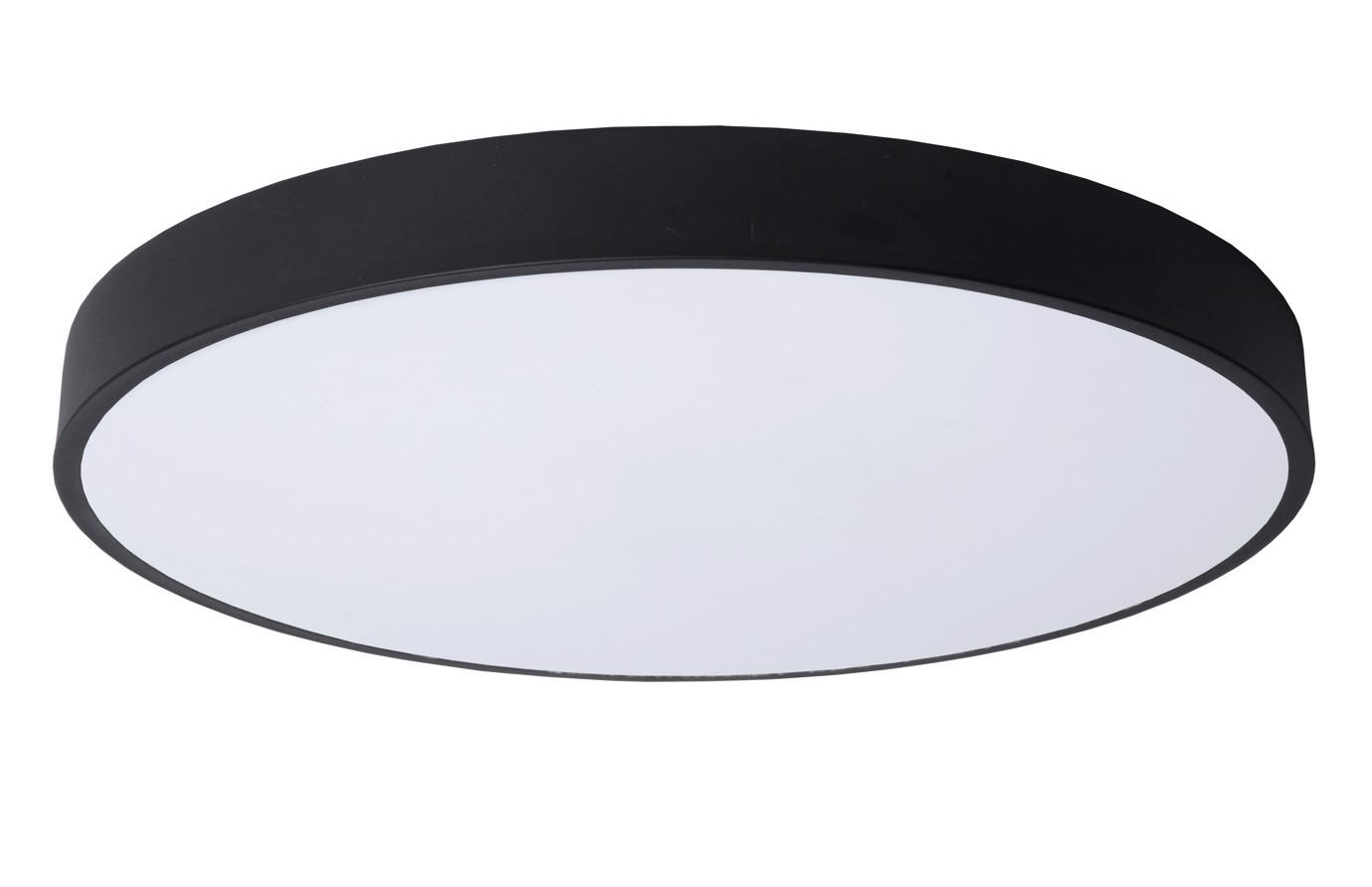 Lucide Led-Deckenleuchte Unar Schwarz 49.5x5x49.5 cm