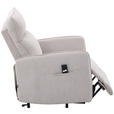 RELAXSESSEL Leinenoptik    - Schwarz/Naturfarben, Design, Textil/Metall (74/101/92cm) - Carryhome