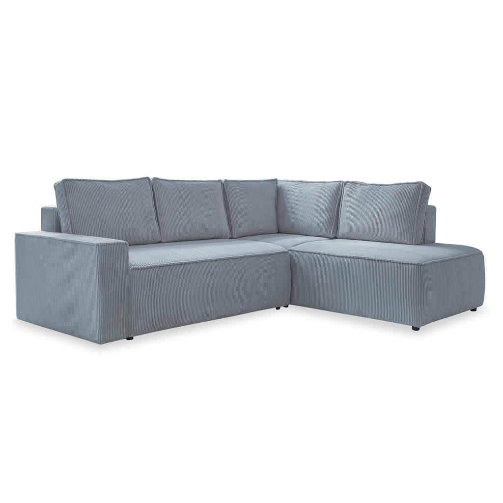 MID.YOU ROHOVÁ SEDAČKA, textil, světle šedá