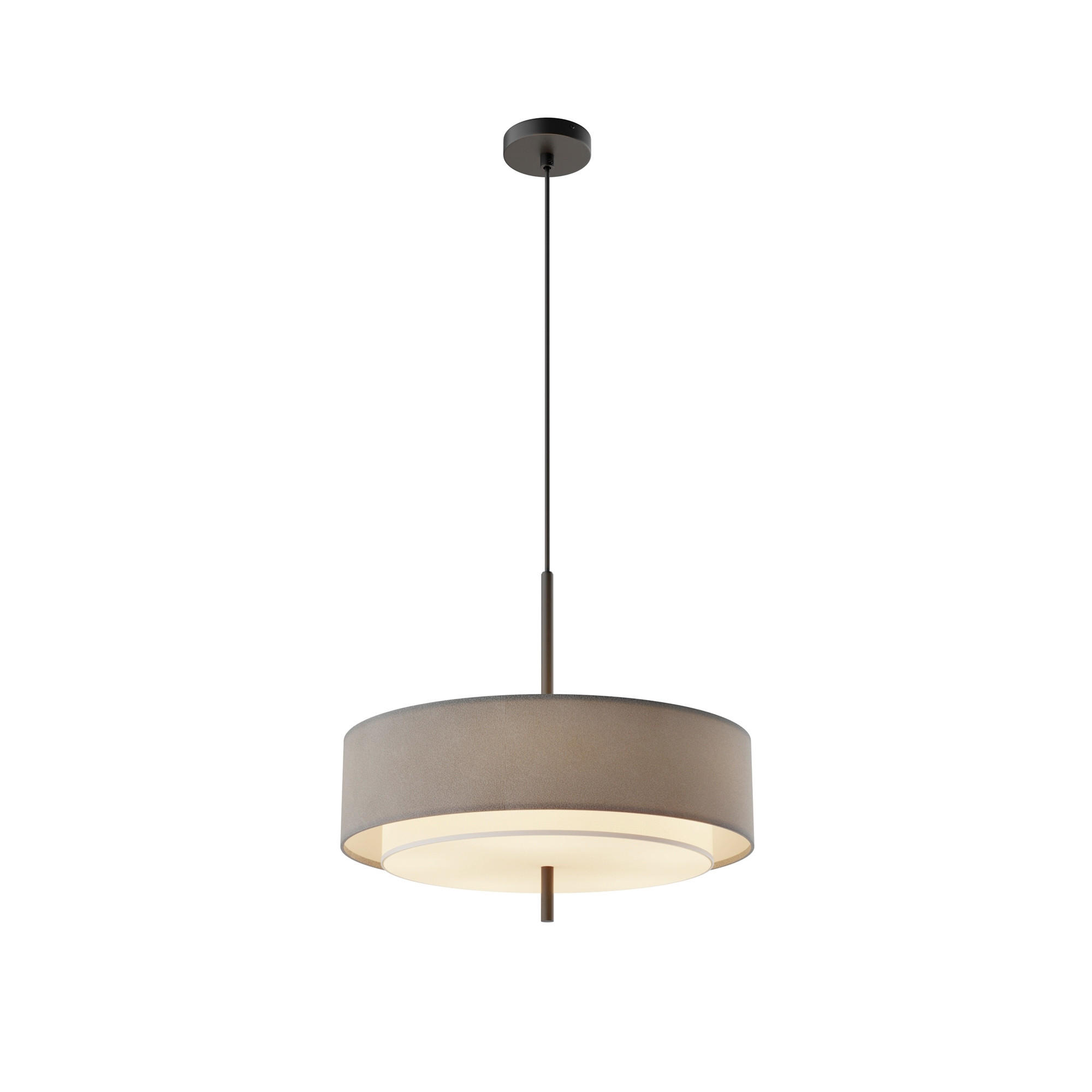 PENDELLEUCHTE Bergamo 50/346 cm  - Schwarz, Design, Metall (50/346cm) - MAYTONI