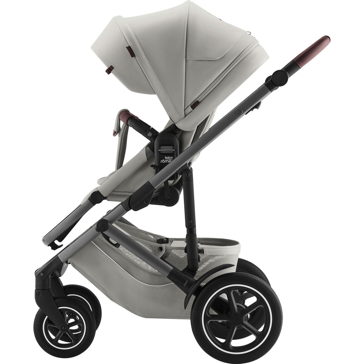 KINDERWAGEN  Smile 5Z  Linen Grey  - Creme/Grau, Basics, Textil/Metall (57/112/97,7cm) - Britax Römer