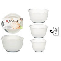 SET MERILNIH POSODIC                     - bela, Basics, umetna masa (14/21,7/24,5cm)