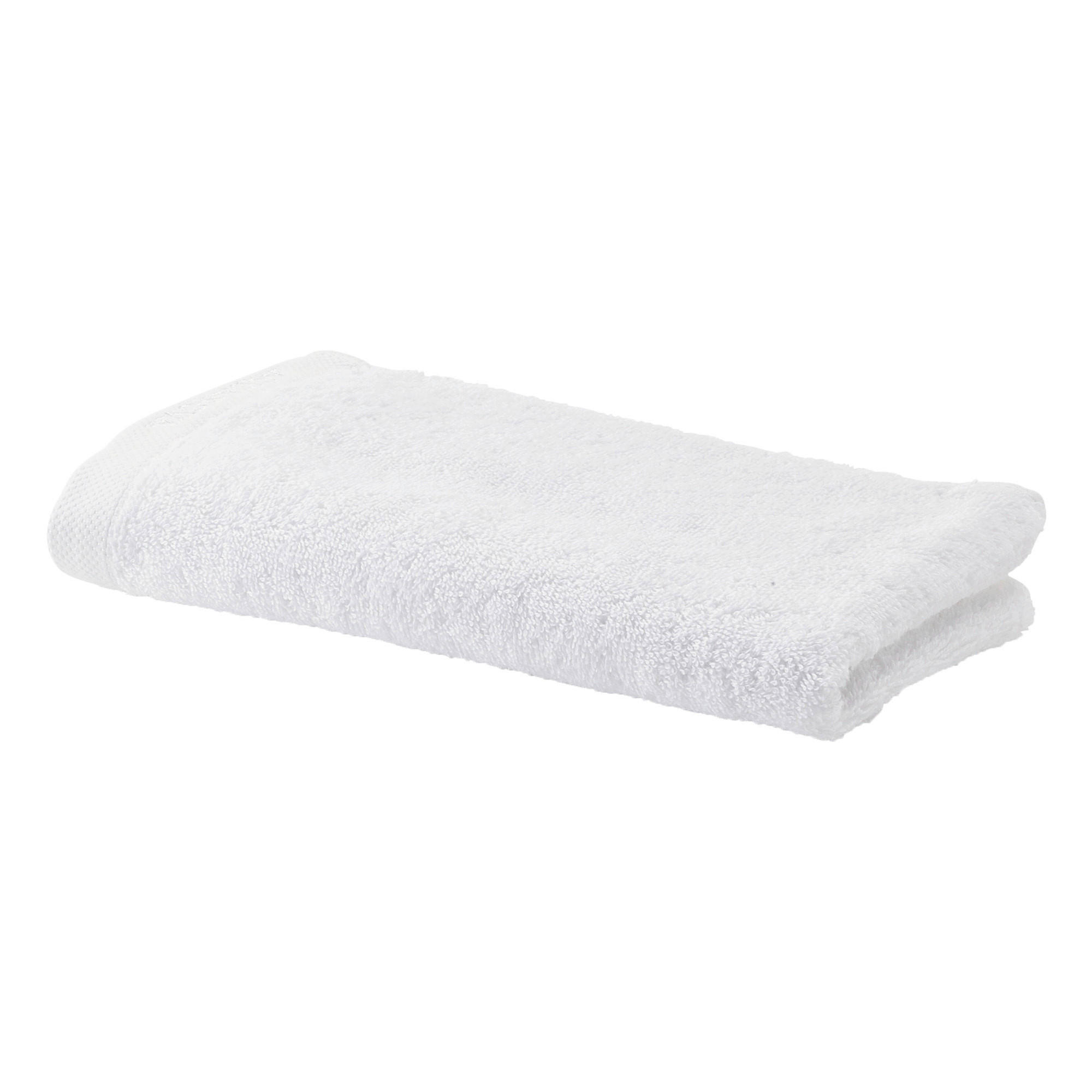 GÄSTETUCH 30/50 cm LONDON Weiß  - Weiß, Basics, Textil (30/50cm) - Aquanova
