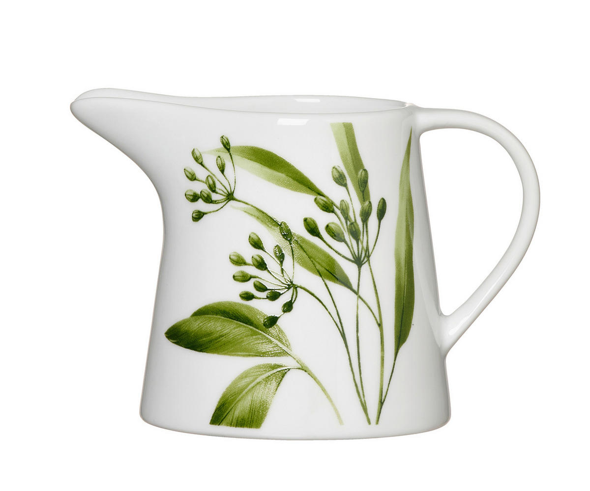 TEJKIÖNTŐ 190 ml  - fehér/zöld, Konventionell, kerámia (11/7,5/7,5cm) - Ritzenhoff Breker