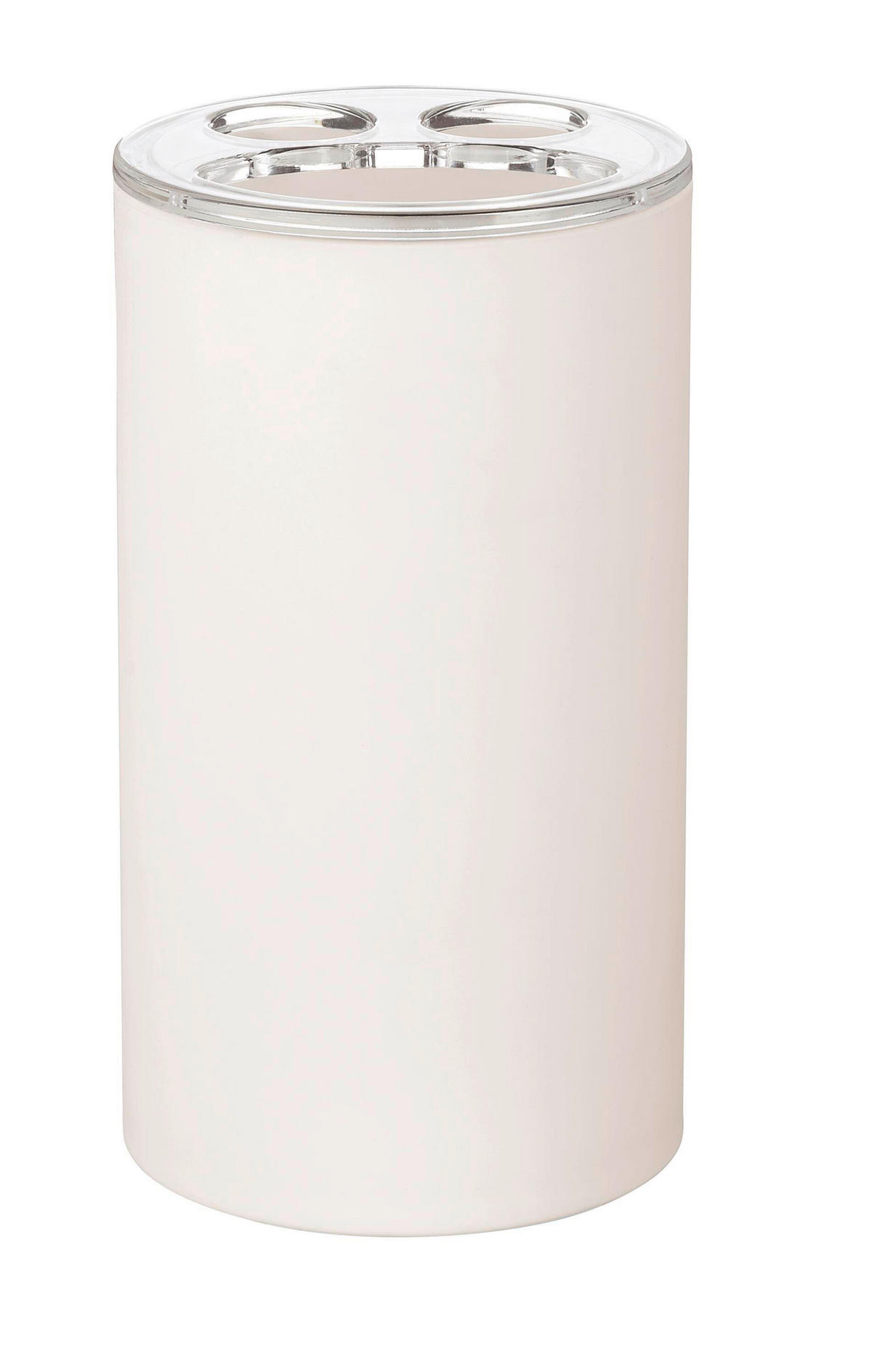 ZAHNPUTZBECHER Kunststoff  - Beige, Basics, Kunststoff (6,7/11,9/6,7cm) - Sadena