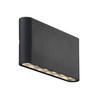 AUßENWANDLEUCHTE 17,5/3/9 cm   - Schwarz, Design, Metall (17,5/3/9cm) - Nordlux