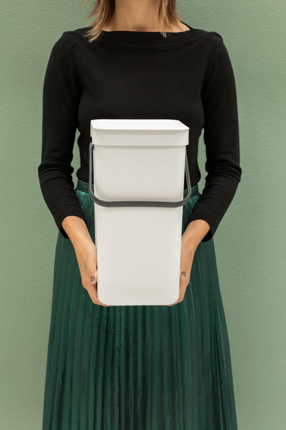 ABFALLEIMER SORT & GO 12 L  - Hellgrau, Basics, Kunststoff (20/35.1/24.9cm) - Brabantia