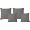 ZIERKISSENSET  42/53/42/53 cm   - Grau, Konventionell, Textil (42/53/42/53cm) - Livetastic