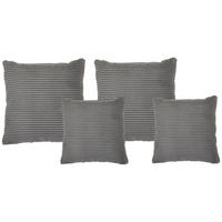 ZIERKISSENSET  42/53/42/53 cm   - Grau, Konventionell, Textil (42/53/42/53cm) - Livetastic