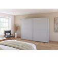 SCHWEBETÜRENSCHRANK  in Seidengrau  - Seidengrau/Alufarben, KONVENTIONELL, Holzwerkstoff/Metall (271/229/62cm) - Xora