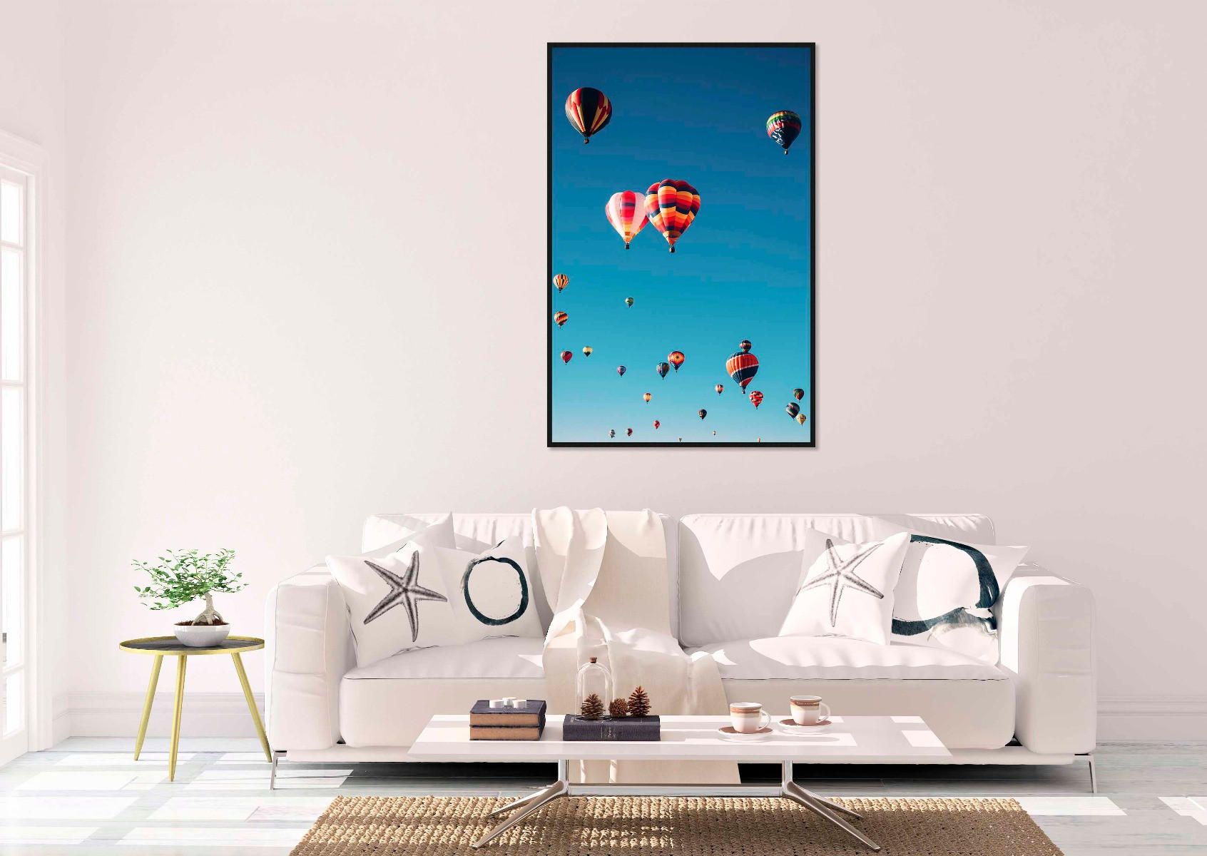 BILD 98/148 cm  - Multicolor/Schwarz, Design, Holz/Kunststoff (98/148cm)
