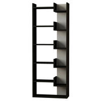 BÜCHERWAND  61/163/22 cm Anthrazit  - Anthrazit, Design, Holzwerkstoff (61/163/22cm) - Livetastic