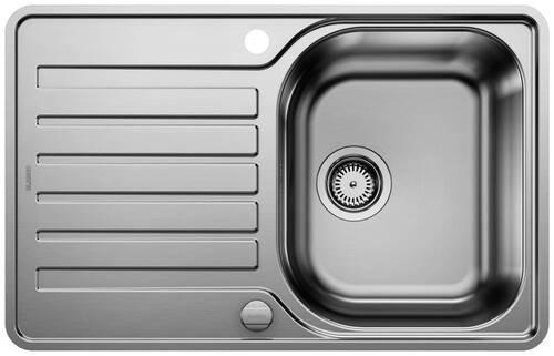 SPÜLE 519059  - Edelstahlfarben, Basics, Metall (76,8/16,5/48,8cm) - Blanco