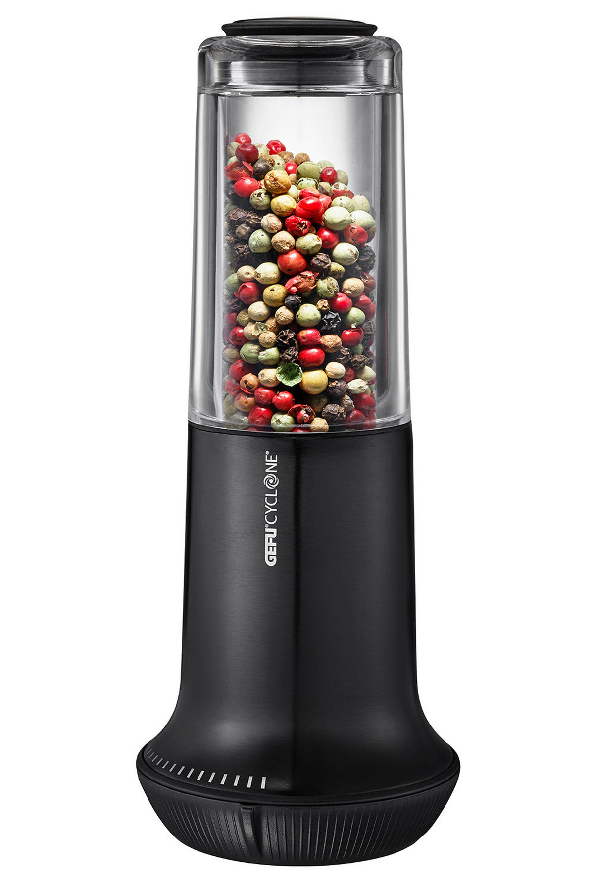 GEWÜRZMÜHLE X-Plosion  - Edelstahlfarben/Transparent, Design, Keramik/Kunststoff (6,2/15cm) - Gefu