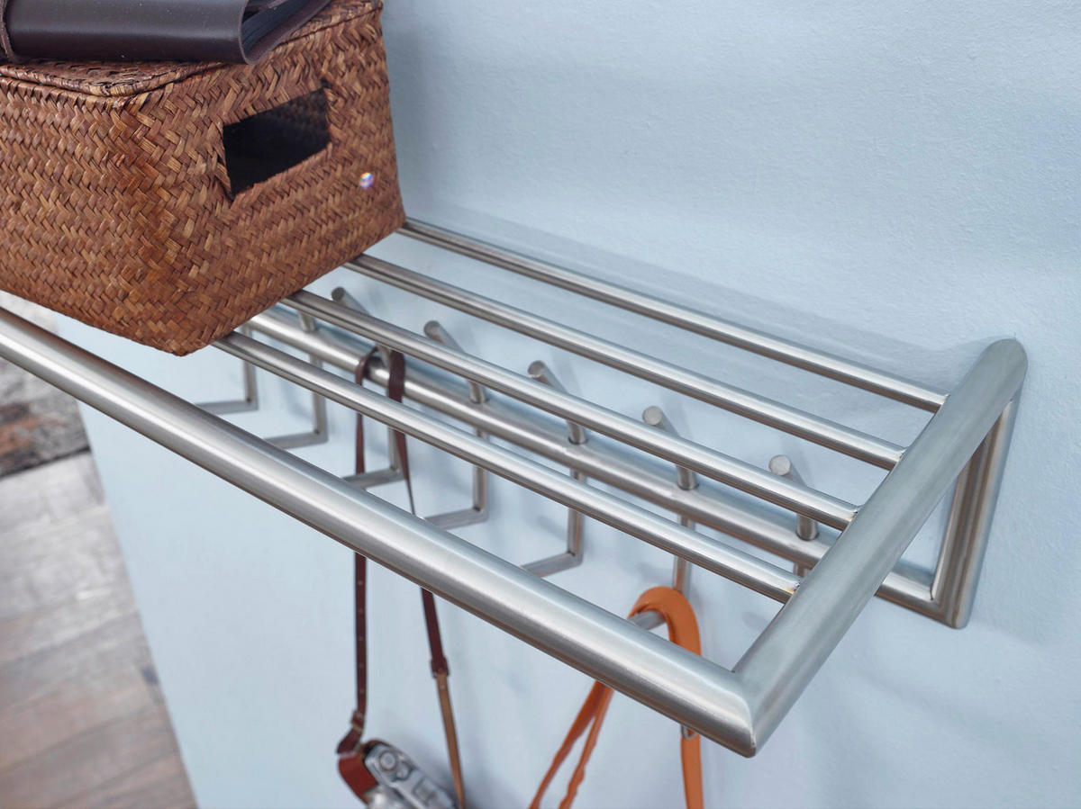 WANDGARDEROBE  in Silberfarben  - Silberfarben, MODERN, Metall (74,5/29/30cm) - MID.YOU