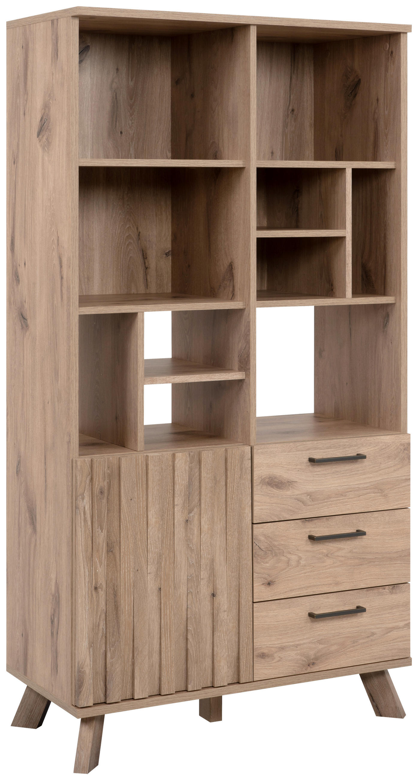 HIGHBOARD Eichefarben Einlegeboden  - Eichefarben, LIFESTYLE, Holzwerkstoff/Metall (84,5/160/40cm) - MID.YOU
